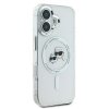 Karl Lagerfeld KLHMP16SHLSKCH iPhone 16 6.1 biały/white hardcase IML Metal Karl&Choupette Head MagSafe